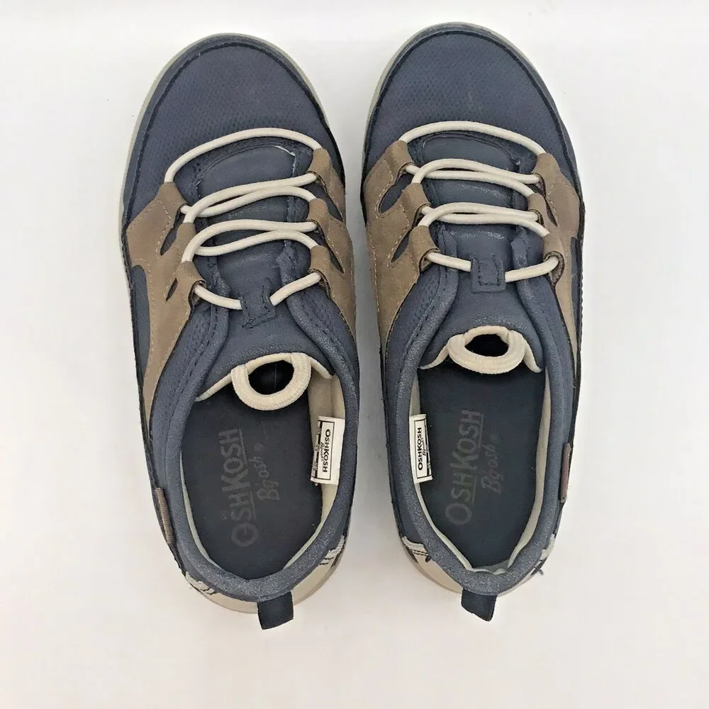Oshkosh B'gosh Forketa Sneakers Toddler Little Kids 2M Navy Slip On Bungee Shoes